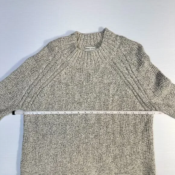 prAna Sky Meadow Sweater Large Recycled Cotton Knit Outdoor Gorpcore Ethical - Picture 11 of 16